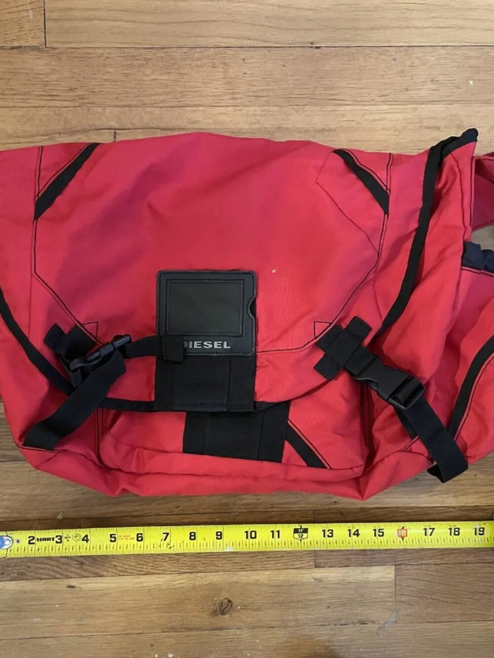 Diesel Icons Rocks of Thunder Red Messenger Bag